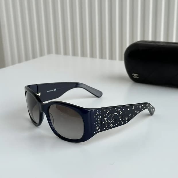 샤넬 00AW 빈티지 링스톤 로고 선글라스