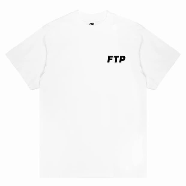 FTP “Flocked Tee” 화이트 L