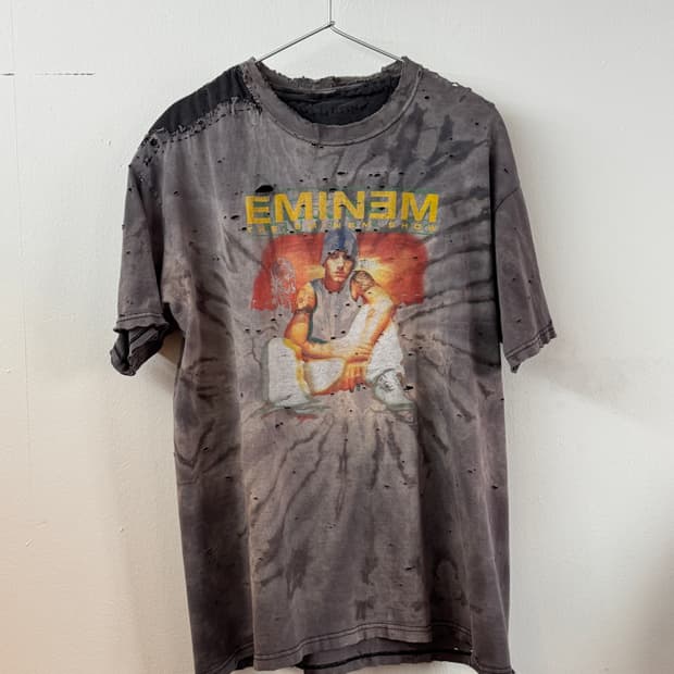2002 eminem tour hard faded t shirt