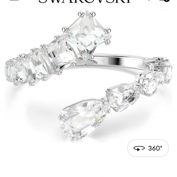 정가68만~새제품)스와로브스키 매트릭스 커프 팔찌 정품