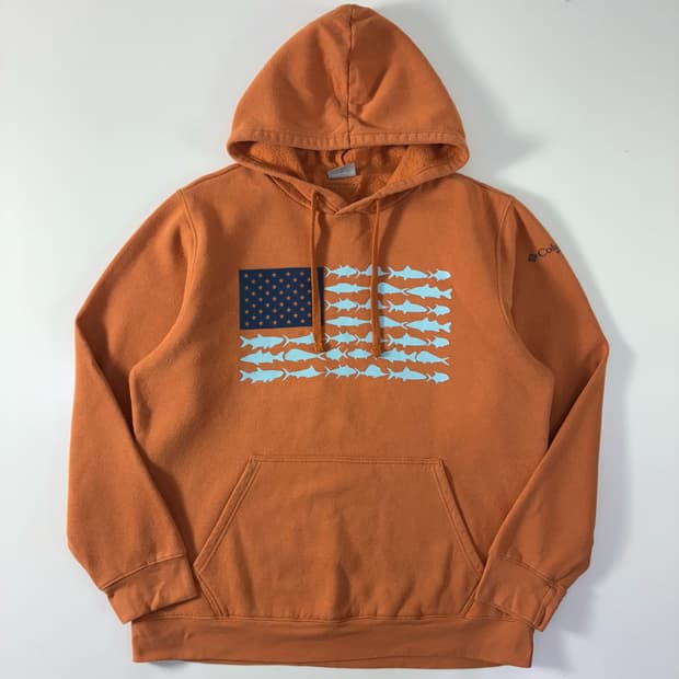 Columbia  컬럼비아 PFG 피쉬 플래그 후드티  