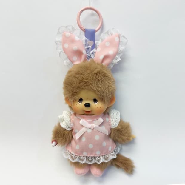 새상품 홍콩 핑크토끼 몬치치 땡땡이 도트