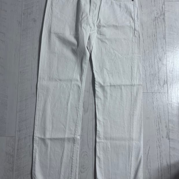 RRL 스트레이트 레그 핏 에크루 데님 팬츠 32 32