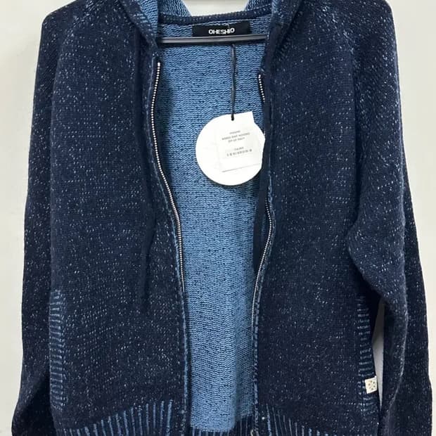 오헤시오 니트 후드집업