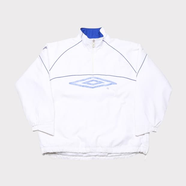 [L] 90's 엄브로 올드스쿨 빅로고 아노락 점퍼 자켓
