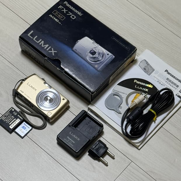 파나소닉 루믹스 fx70 빈티지 디카 디지털카메라 골드