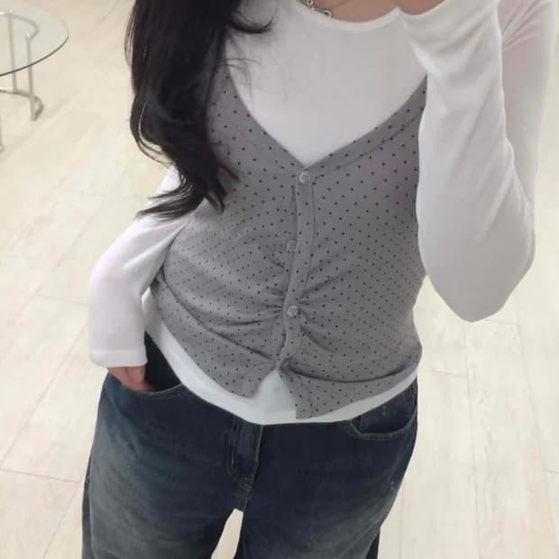 레이어드 홀터넥