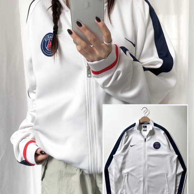 Nike 나이키 파리 화이트 트랙탑