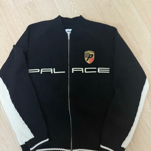 팔라스 포쉬 니트 집업 블랙 xl