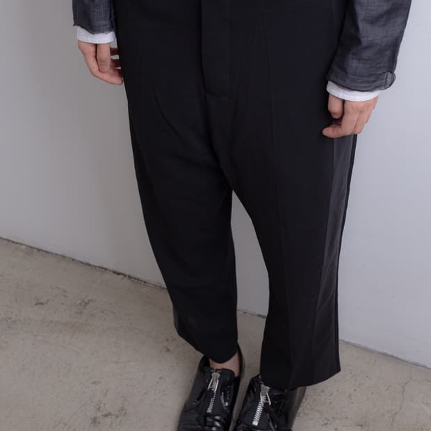 RICK OWENS SISYPHUS WOOL SARUEL PANTS