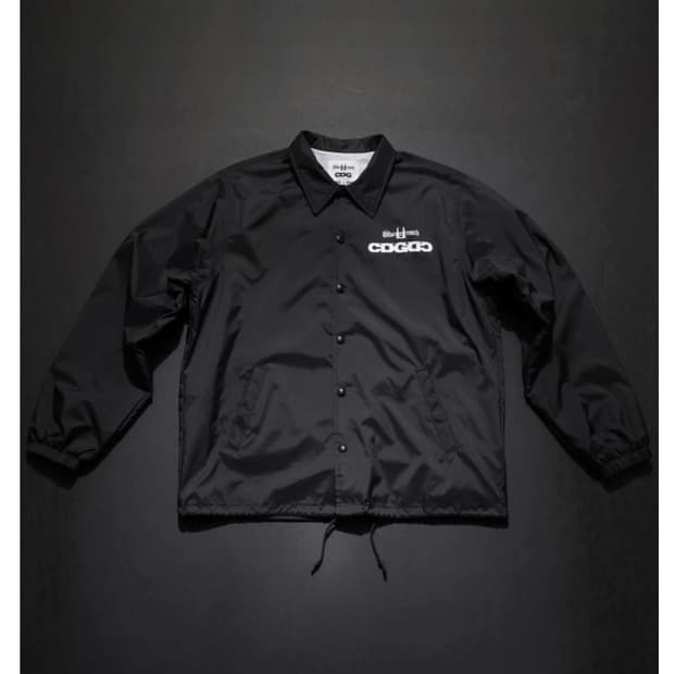 [CDGDC] 꼼데가르송 지드래곤 콜라보 코치 자켓 블랙 XL
