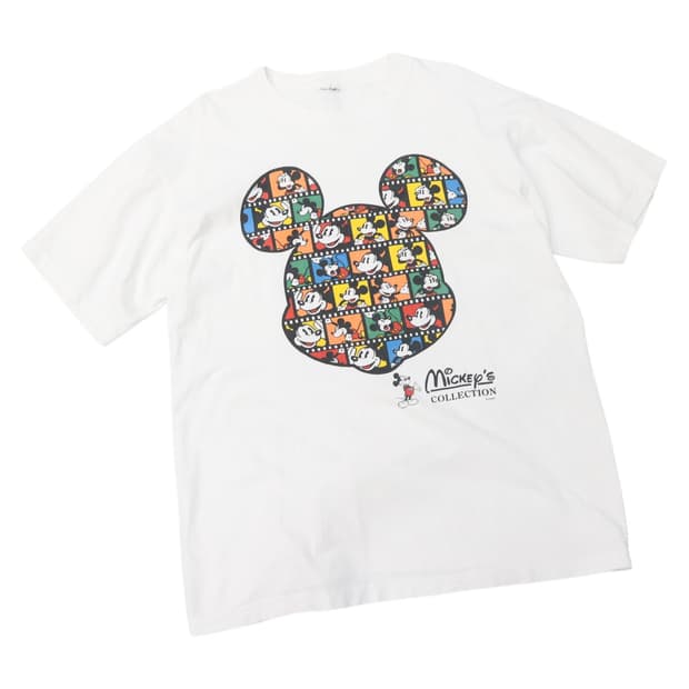 Mickey's Collection 빈티지 필름 아트 미키 마우스 티셔츠