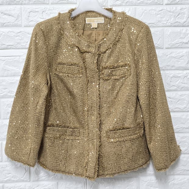 택포) M 마이클코어스 트위드 자켓 