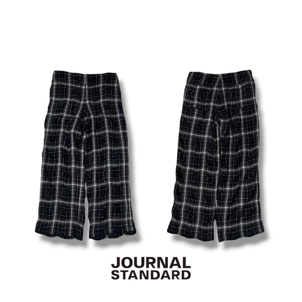  저널스탠다드 데드스탁 체크 팬츠 y14031