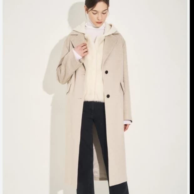 타임 TIME 아이보리 코트 ~55반