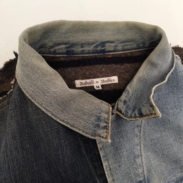 Rebuild by needles 리버시블 데님 자켓