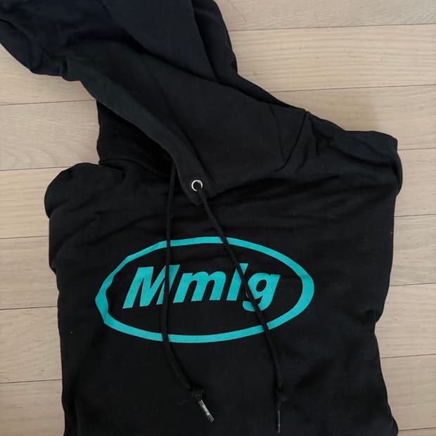 Mmlg 블랙 후드티