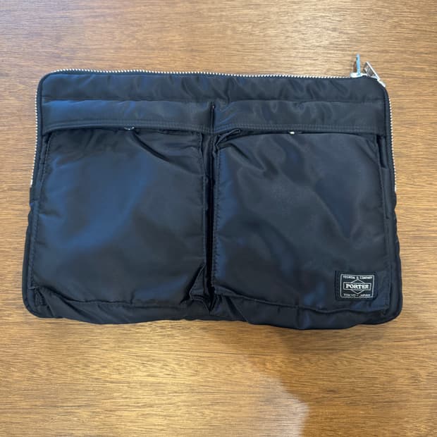 [OS] 포터 탱커 도큐먼트 케이스 블랙 (클러치백)
