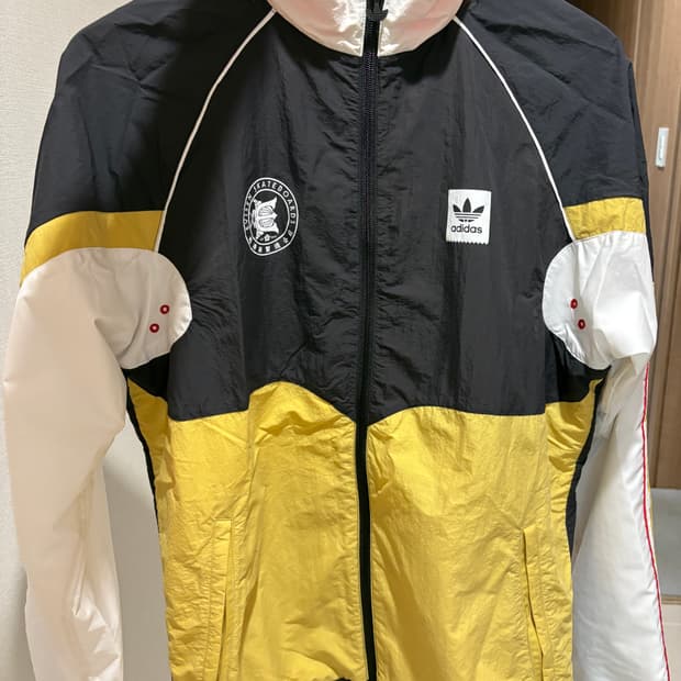 아디다스x에비센 스케이트보드 바람막이 XL