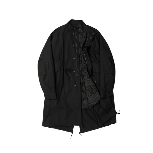 (새상품) 레더리 야상 M-65 피쉬테일 오버핏 롱파카