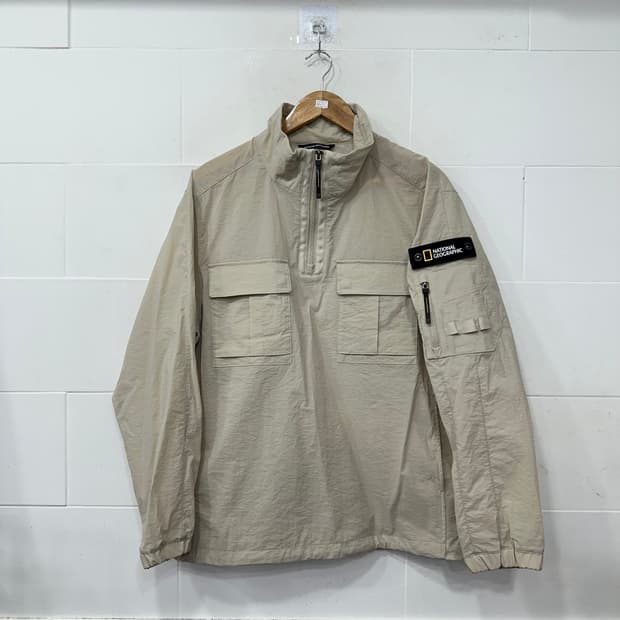 네셔널 지오그래픽 반집업 자켓