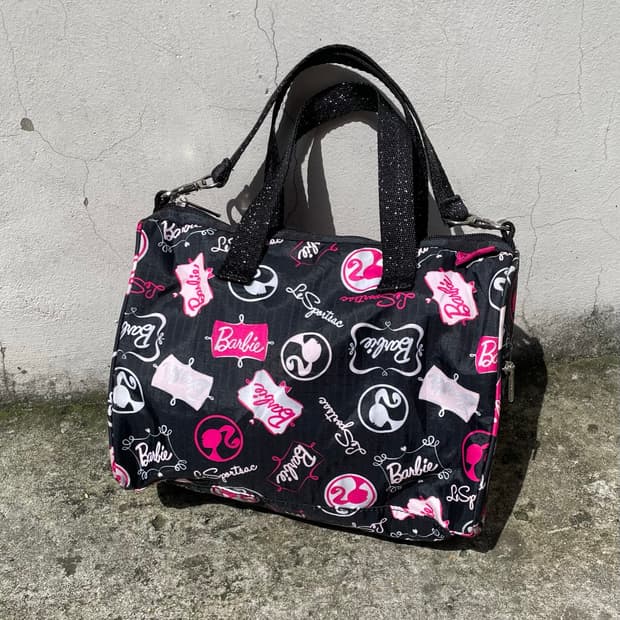 Lesportsac X Barbie 레스포삭 바비 미니 2way 토트백