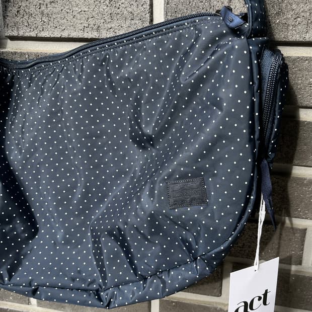 Porter 포터 도트 호보백 네이비