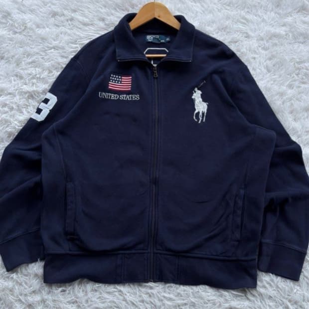 폴로 빅포니 성조기 집업