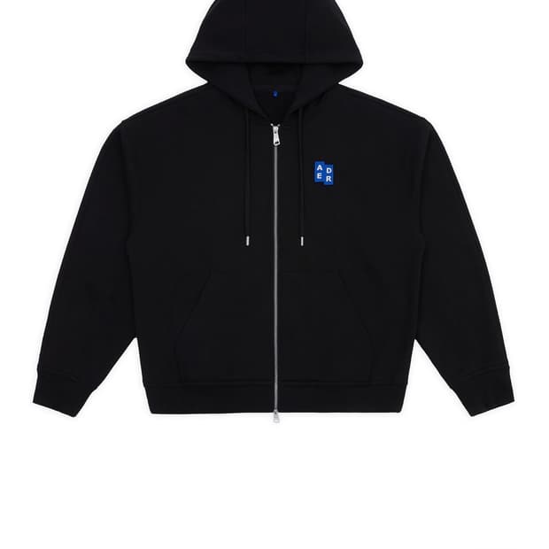아더에러 시그니피컨트 BL 태그 후드 집업 02 블랙 xl