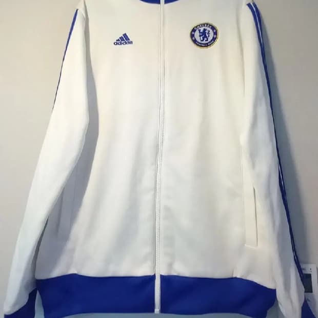 아디다스 희귀 첼시 흰파 화이트 블루 트랙탑 저지 져지집업 95