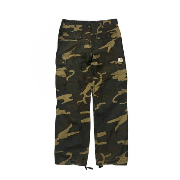 (34) 칼하트 WIP 더블니 카모플라쥬 카고팬츠