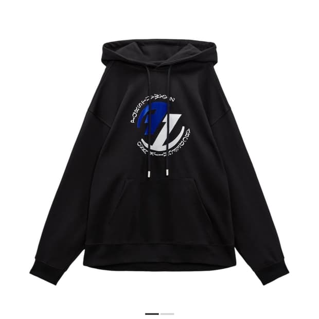 (L-XL) 자라 x 아더에러 후드티 블랙