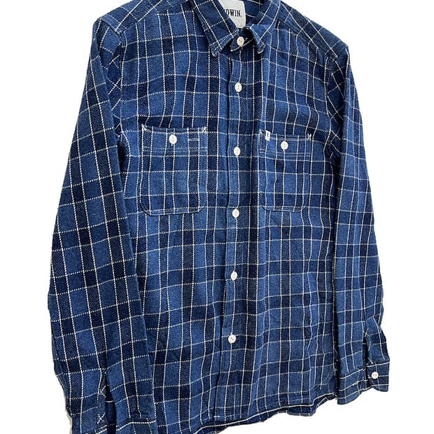 에드윈 체크 셔츠