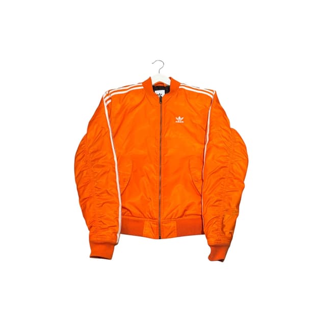아디다스 오렌지 봄버 패디드 자켓 