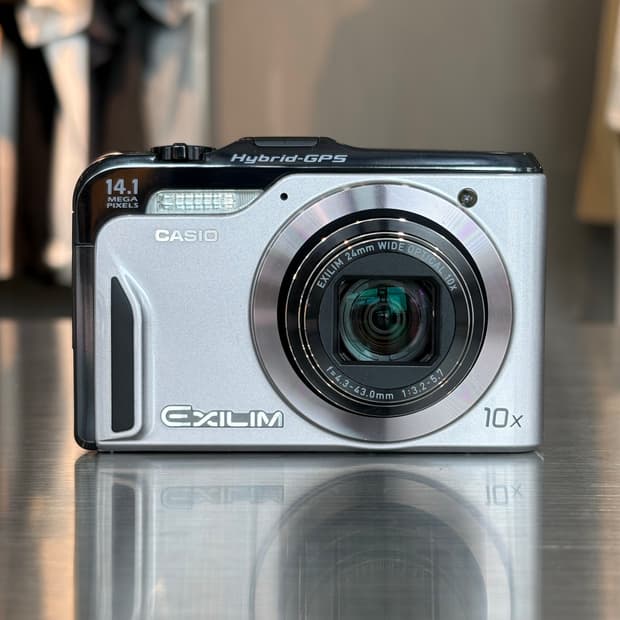 날짜표시)카시오 엑슬림 ex-h20g 빈티지디카