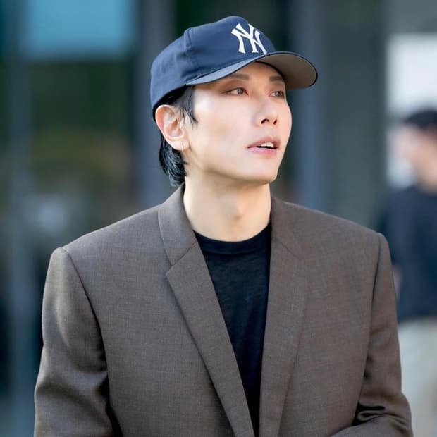 [Os] 빈티지 90‘s 뉴욕양키즈 볼캡 박효신 착용
