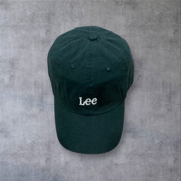 Lee 베이직 로고 그린 볼캡