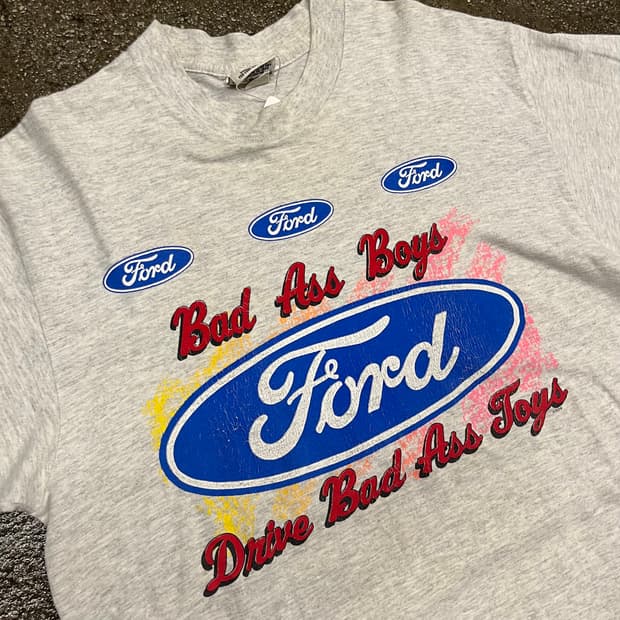 90s 포드 프린팅 티셔츠 (100-105)