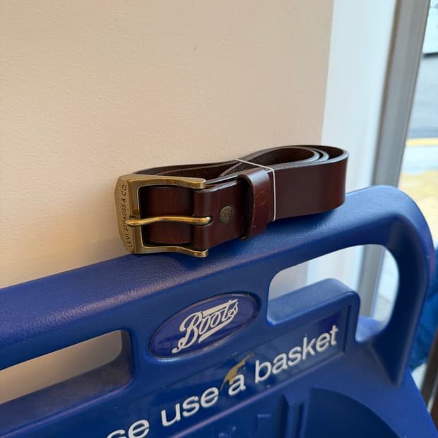 리바이스 레더 벨트