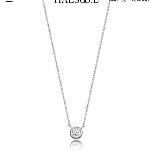 해수엘 은 목걸이 / 해수엘 목걸이 / 해수엘 925은 목걸이