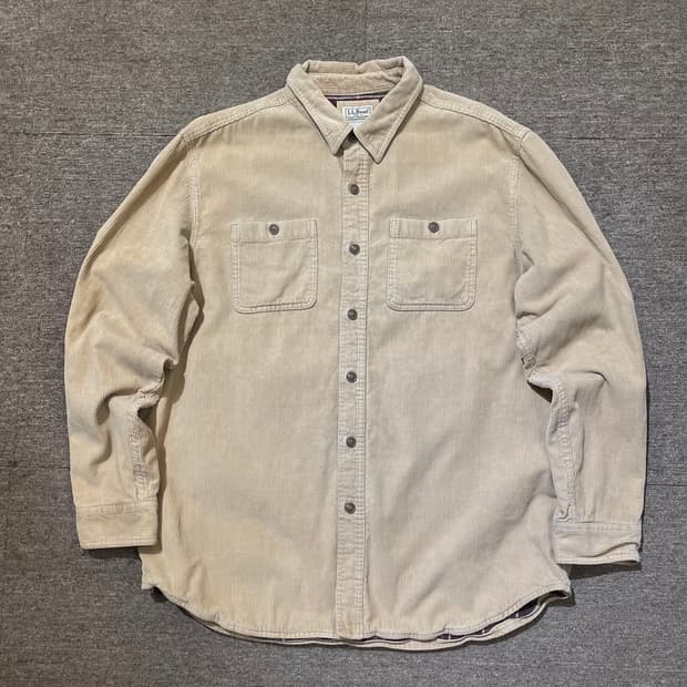 (L) L.L.Bean 엘엘빈 코듀로이 셔츠 