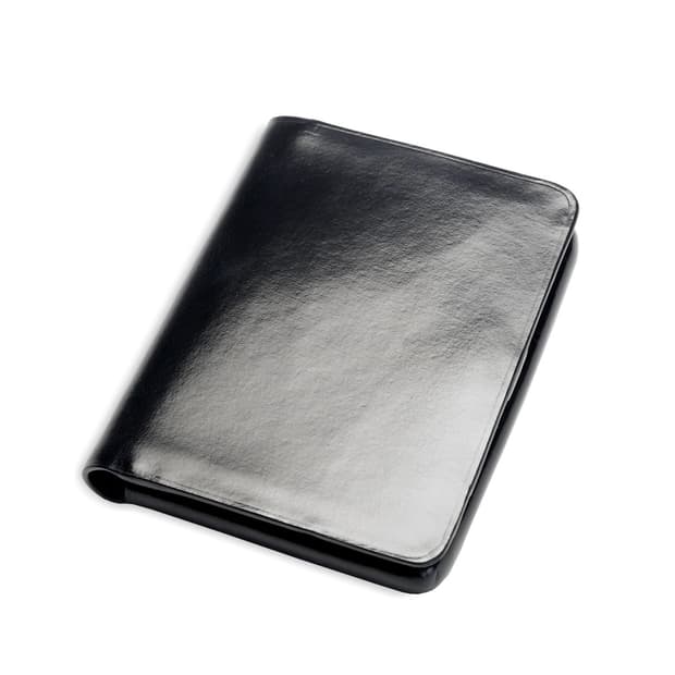 일부세토 블랙 놀로 컬러레더 카드지갑