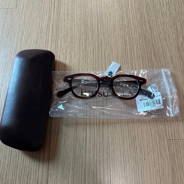 하만옵티컬  월리스 44 브라운 셀룰로이드 새상품