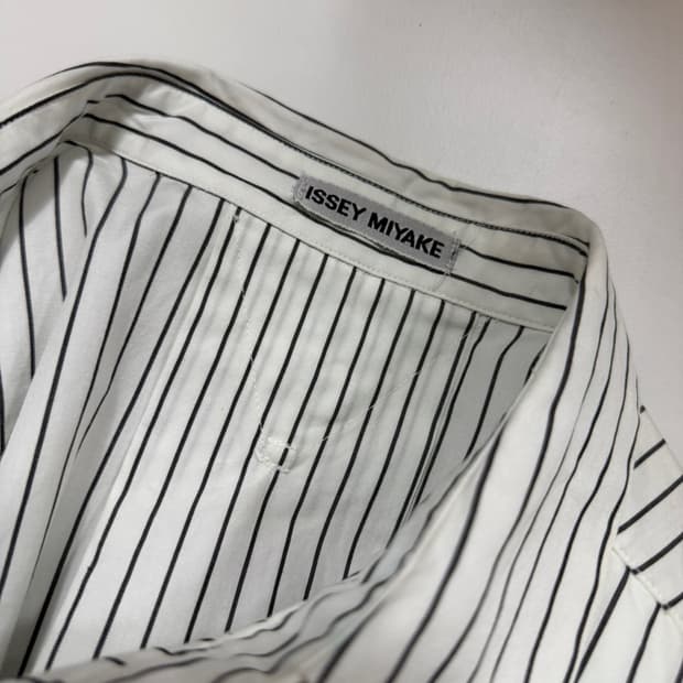 이세이 미야케 스트라이프 셔츠 