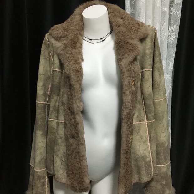 Vintage Fur Jacket Brown