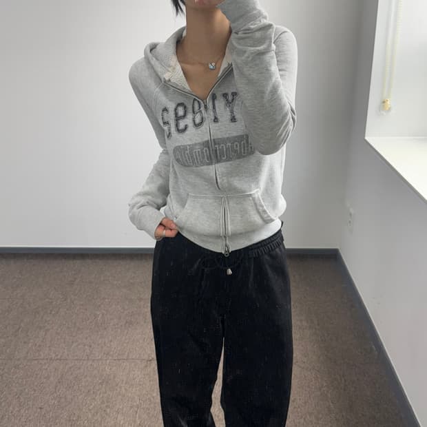 Abercrombie 아베크롬비 그레이 후드집업
