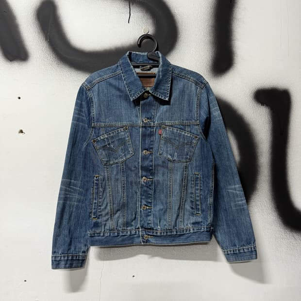 90s 리바이스 오리지널 USA 501 데님 트러커 자켓