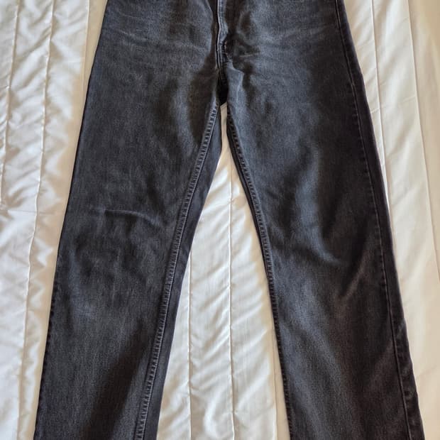 [32]리바이스 00s 505 흑청 데님팬츠 made in Canada