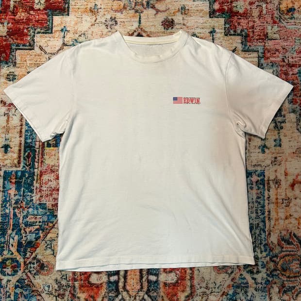 [M] 에드윈 프린팅 반팔 티셔츠