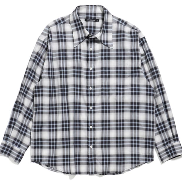해칭룸 아카이브 체크 셔츠 오레오